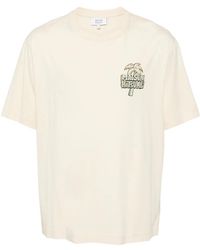 Maison Kitsuné - Graphic-Print Cotton T-Shirt - Lyst
