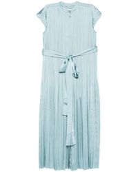 JOSEPH - Phare Geplooide Jurk Met Ceintuur - Lyst
