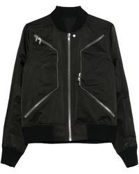 Rick Owens - Heizer Flight Zipped Bomber Jacket - Lyst