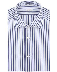Kiton - Striped Cotton Shirt - Lyst
