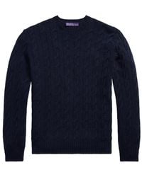 Ralph Lauren - Cable-Knit Cashmere Sweater - Lyst