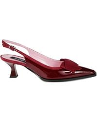 CAREL PARIS - Bow-Detail Slingback Pumps - Lyst