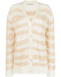 Acne Studios - Gestreept Gerafeld Vest - Lyst