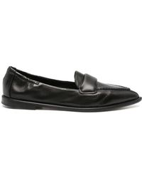 Pomme D ́Or - Pointed-Toe Leather Loafers - Lyst