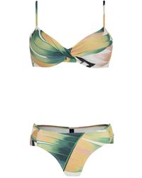 Lygia & Nanny - Geometric-Pattern Bikini - Lyst