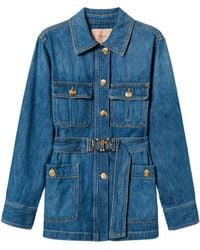 Twinset - Veste Safari En Jean - Lyst