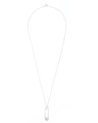 True Rocks - Large Safety Pin Pendant Necklace - Lyst