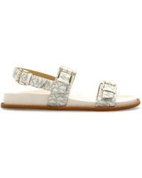 MICHAEL Michael Kors - Sandalen Mit Logo-Monogramm - Lyst