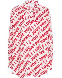 Philosophy Di Lorenzo Serafini - I Love You Philosophy Long Shirt - Lyst
