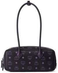 MCM - Petit Sac Porté Épaule Aren East West Visetos - Lyst