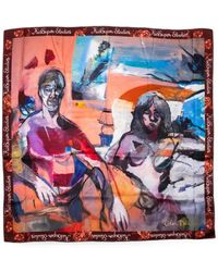 Kidsuper - And Painting Silk Scarf - Lyst