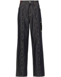 ANDERSSON BELL - Weite Jeans mit Patchwork-Detail - Lyst