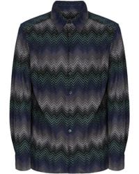 Missoni - シェブロンパターン シャツ - Lyst