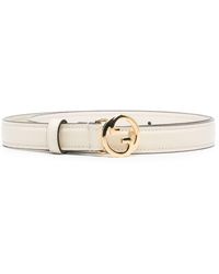 Gucci - gg Leather Belt - Women's - Leather - Lyst