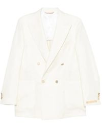 Briglia 1949 - Double-Breasted Peaked-Lapels Blazer - Lyst