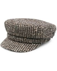 Borsalino - Brest Tweed-Baseballkappe - Lyst