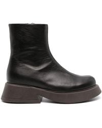 Alysi - Leather Ankle Boots - Lyst