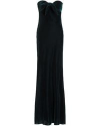 Ralph Lauren - Bow-Detail Strapless Maxi Dress - Lyst