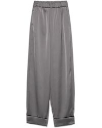 Blanca Vita - Hose Aus Satin - Lyst