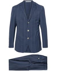 Eleventy - Pinstriped Single-breasted Suit - Lyst