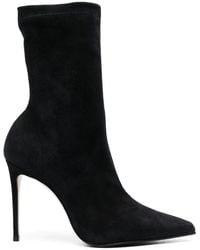 Le Silla - Eva 100Mm Suede Ankle Boots - Lyst