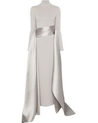 Solace London - Robe Longue The Olivia En Étain - Lyst