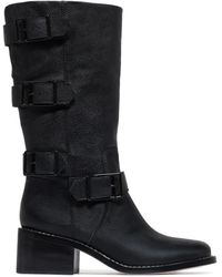 Bernardo - 1946 65Mm Triple-Buckle Leather Boots - Lyst