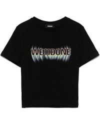 we11done - Logo Cropped T-Shirt - Lyst