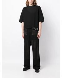 Random Identities - Buckle-Detailed Cotton T-Shirt - Lyst