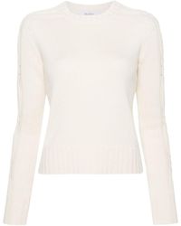 Max Mara - Cable-Knit-Detail Cashmere Jumper - Lyst