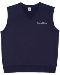 Sporty & Rich - Ärmelloses Sweatshirt - Lyst