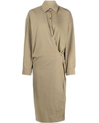 Lemaire - Button-up Midi-jurk - Lyst