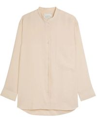 Studio Nicholson - Collarless Shirt - Lyst