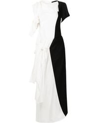 Yohji Yamamoto - Colour-Block Asymmetric Dress - Lyst