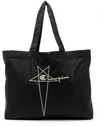 Rick Owens X Champion - Logo-embroidered Tote Bag - Lyst