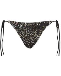 Leslie Amon - Scorpio Sequin-Embellished Bikini Bottoms - Lyst