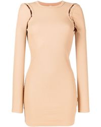 Dion Lee - Hook And Eye Ribbed Mini Dress - Lyst