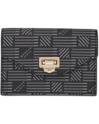 Moreau - Flap Logo-Print Leather Wallet - Lyst