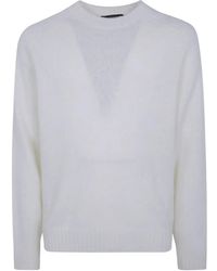 FILIPPO DE LAURENTIIS - Round-Neck Wool Sweater - Lyst