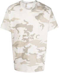 Givenchy - Camouflage-Print Cotton T-Shirt - Lyst