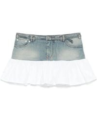 GIMAGUAS - Panelled Mini Skirt - Lyst