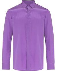 Valentino Garavani - Long-Sleeve Silk Shirt - Lyst