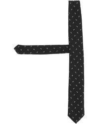 BOSS - Cravate En Soie Mélangée Avec Un Micro-Motif En Jacquard - Lyst