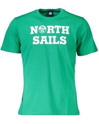 North Sails - Logo-Print Crew-Neck T-Shirt - Lyst