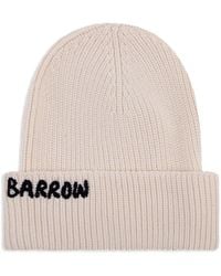 Barrow - Embroidered-Logo Beanie Hat - Lyst