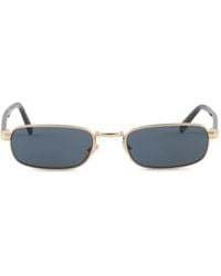 Prada - Sunglasses With The Iconic Metal Plaque - Lyst