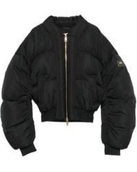 Elisabetta Franchi - Cropped Puffer Jacket - Lyst