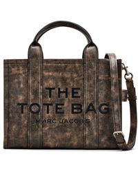 Marc Jacobs - Bolso The Medium Distressed Leather Tote - Lyst