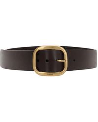 Loewe - バックル レザーベルト - Lyst