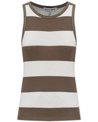 Munthe - Tezza Gestreepte Top - Lyst
